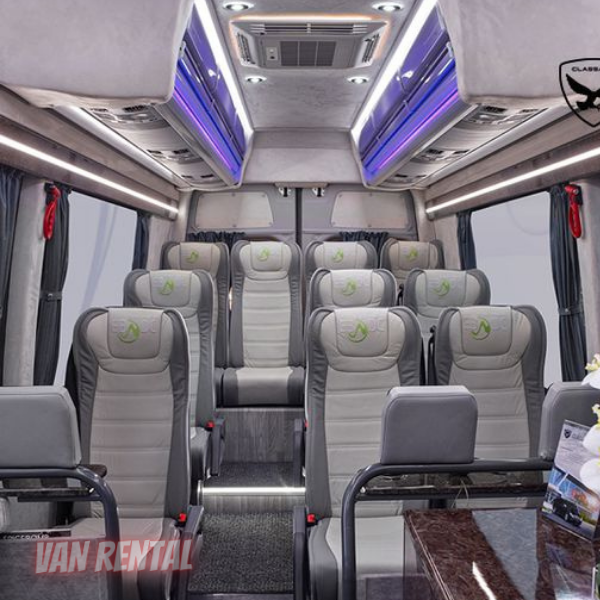Luxury Van rental Dubai 3 mercedes sprinter van rental dubai