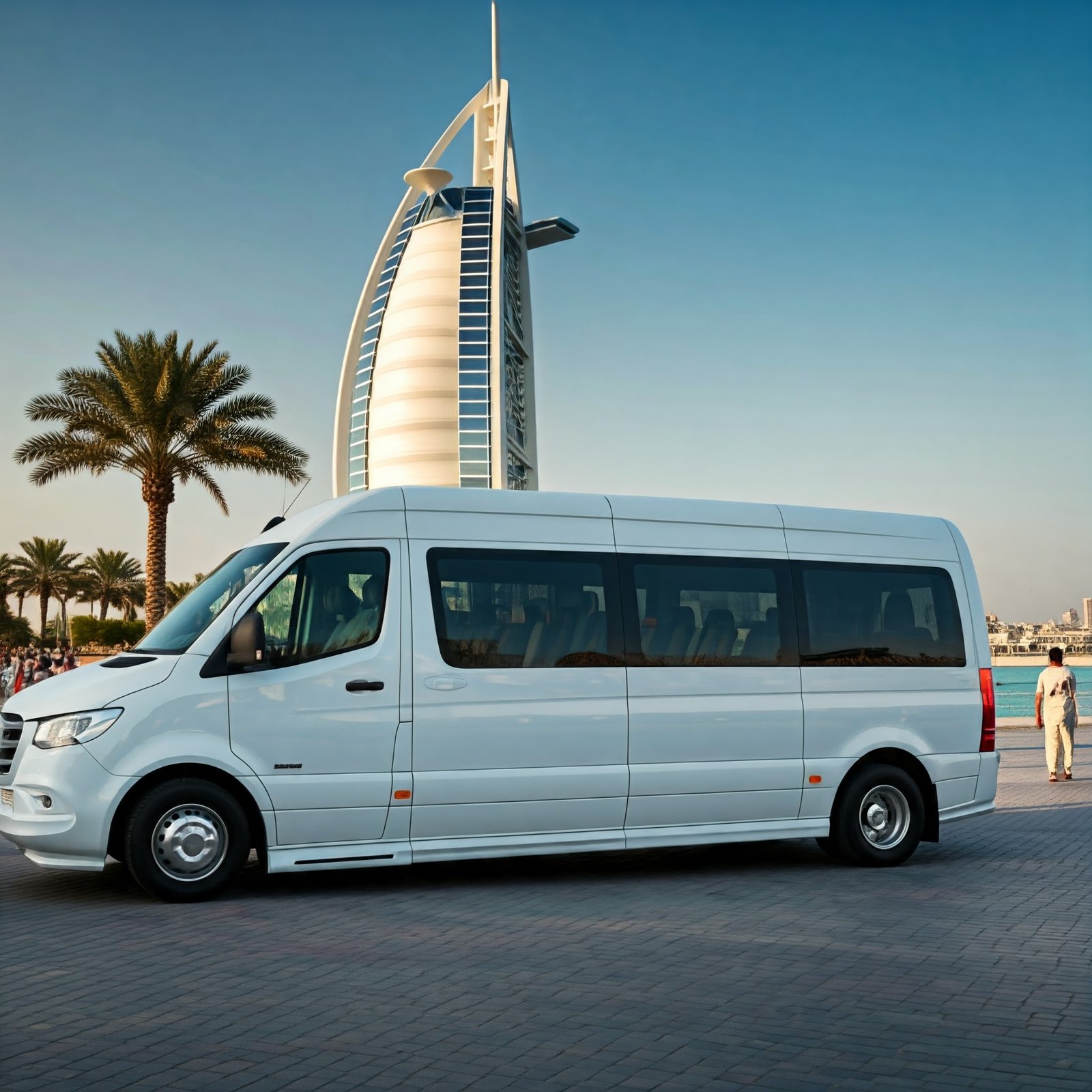 18 Seater Sprinter Luxury Van Rental Dubai