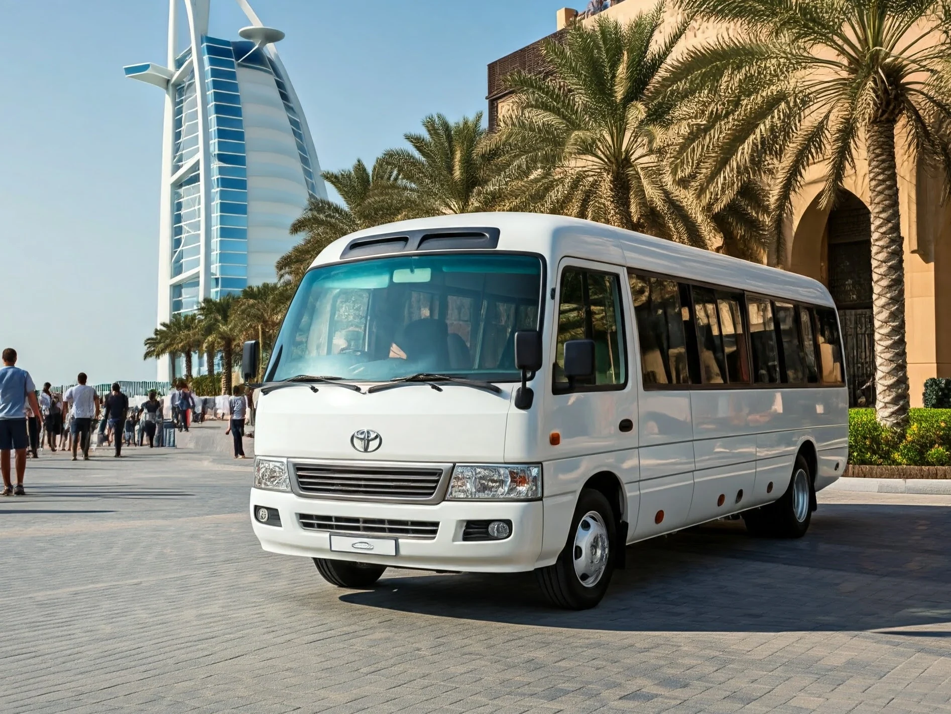 30 Seater Coaster Bus Rental Dubai