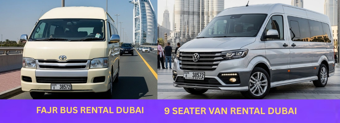 9 seater van rental 