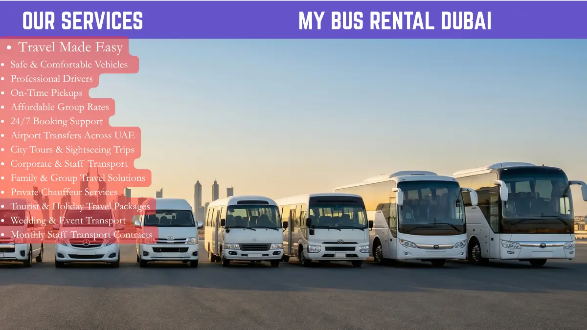 MY Bus Rental in Dubai