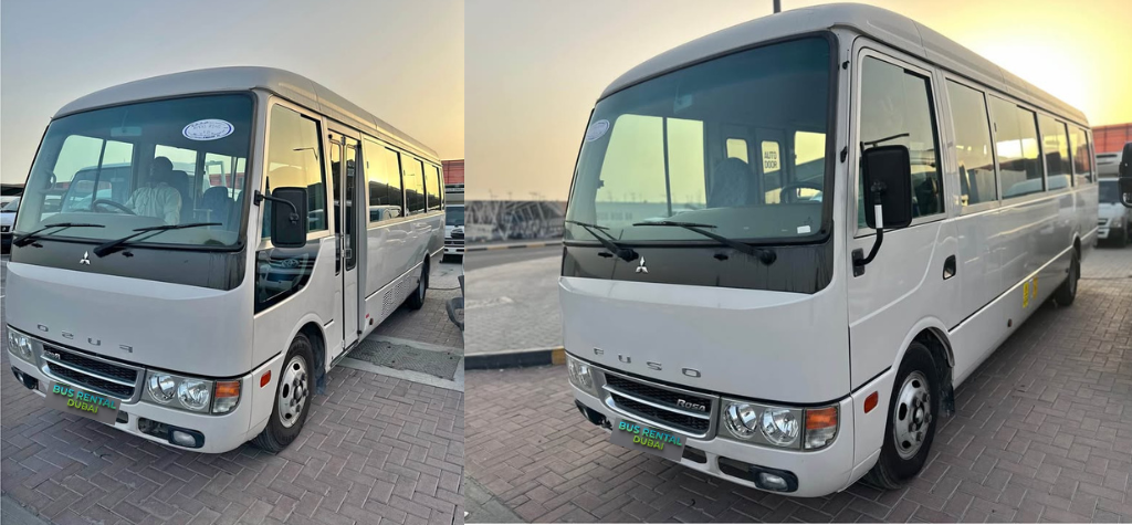 22 Seater Coaster Bus Rental Dubai