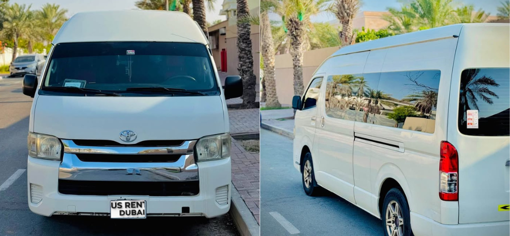 13 Seater Van Rental Dubai